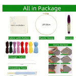 Cozy Critters DIY Punch Needle Embroidery Kit